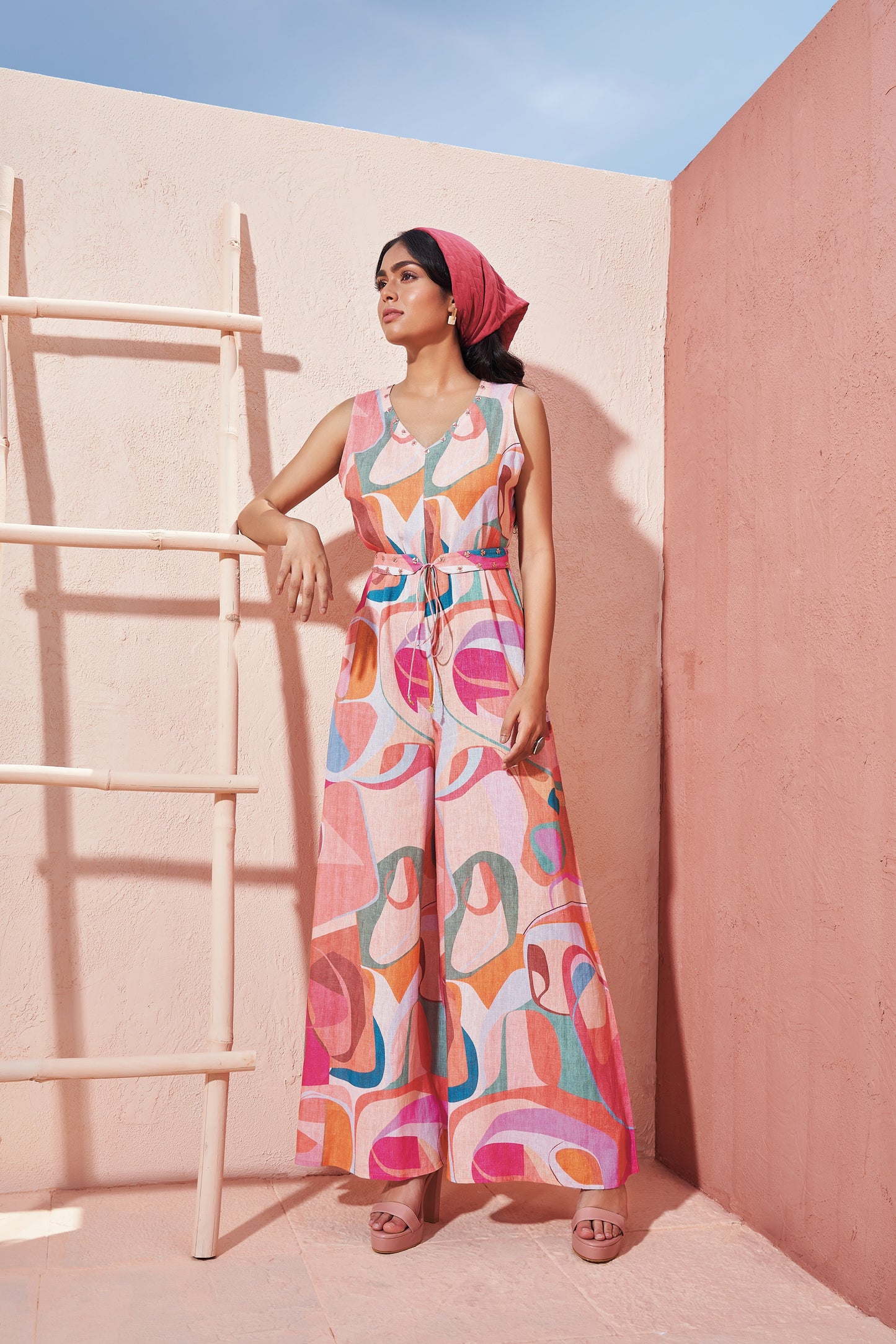 Corsica Linen Jumpsuit